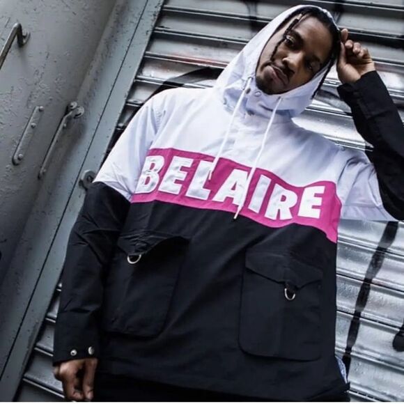 Luc Belaire Limited Edition Pullover Hoodie mens size XL Windbreaker - Picture 14 of 14